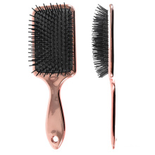 Chrom Effect Big Square Paddle Hair Brush